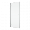 RONAL ANNEA Lewe drzwi jednoczęściowe do wnęki 80x200 cm srebrny połysk AN1CG0805007